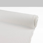 Wide Piqué Cotton Rib - Snow