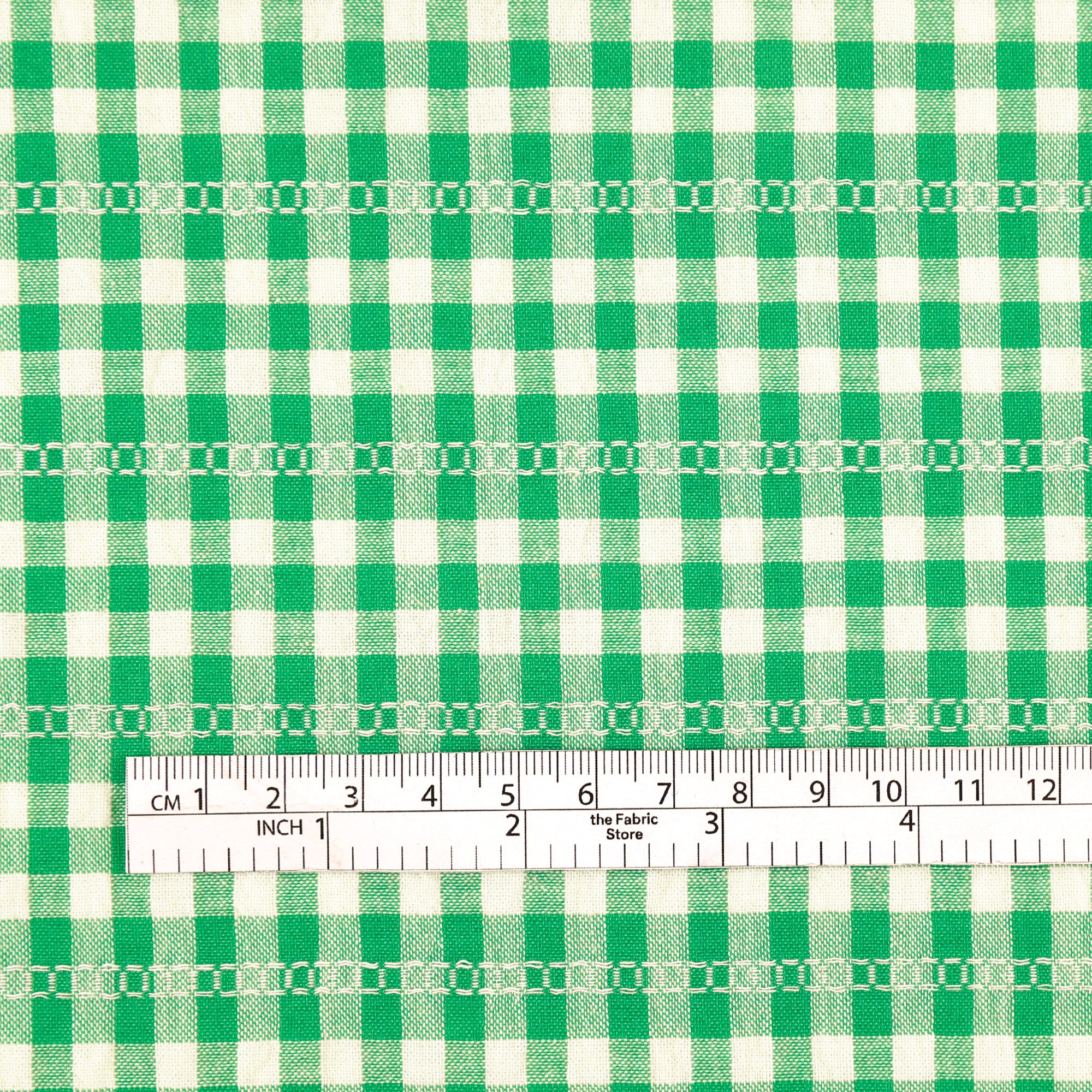Cotton Poly Gingham - Kelly Green