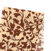 Floral Vines Organic Cotton - Maple