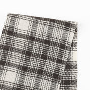 Brushed Plaid Cotton - Stone