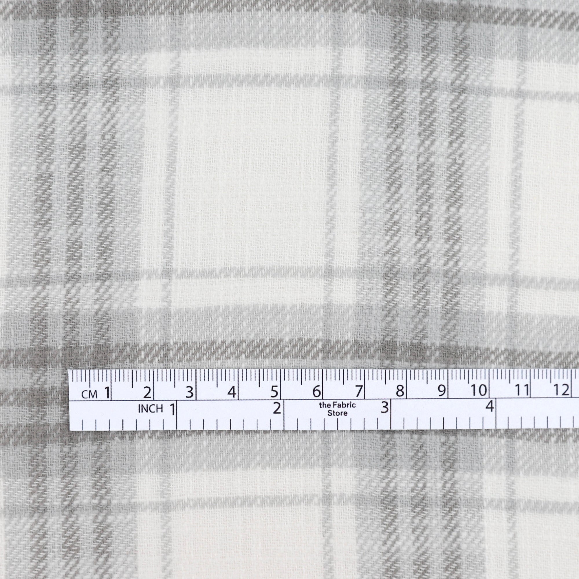 Brushed Plaid Cotton - Dove