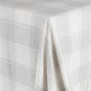 Brushed Plaid Cotton - Snow