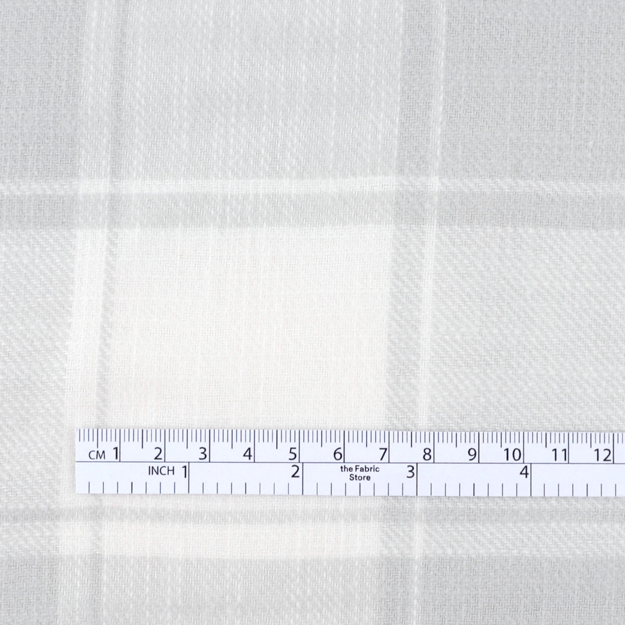 Brushed Plaid Cotton - Snow