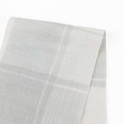 Brushed Plaid Cotton - Snow