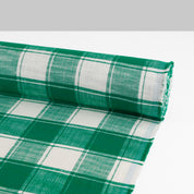 Brushed Plaid Cotton - Emerald