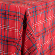 Lightweight Herringbone Cotton - Red Multi