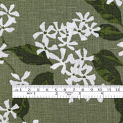 Star Jasmine Floral Linen - Sage