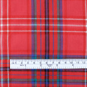 Lightweight Herringbone Cotton - Red Multi