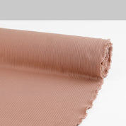 Organic Cotton Blend Rib - Almond Rose