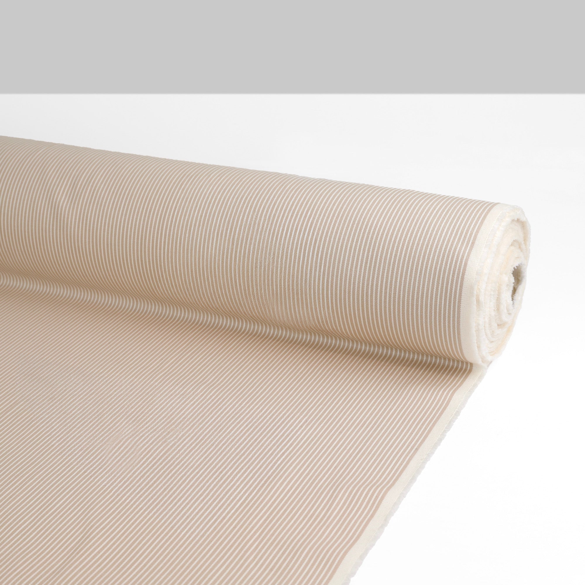 Hickory Stripe Cotton - Crema