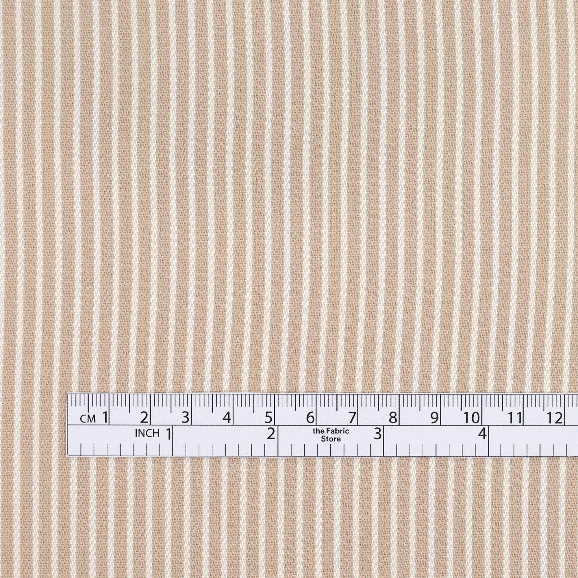 Hickory Stripe Cotton - Crema
