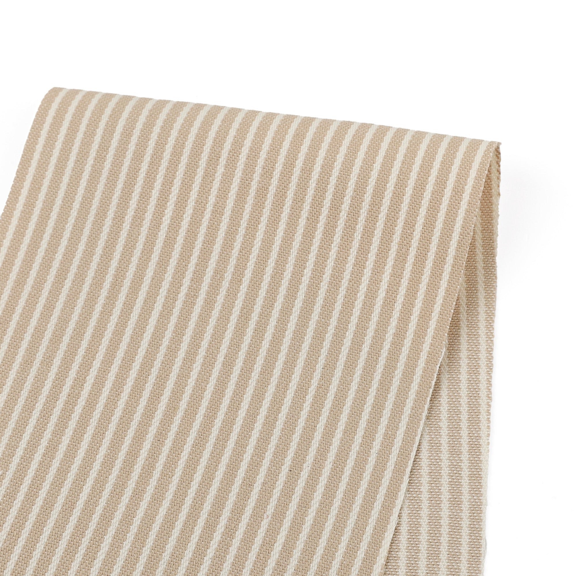 Hickory Stripe Cotton - Crema