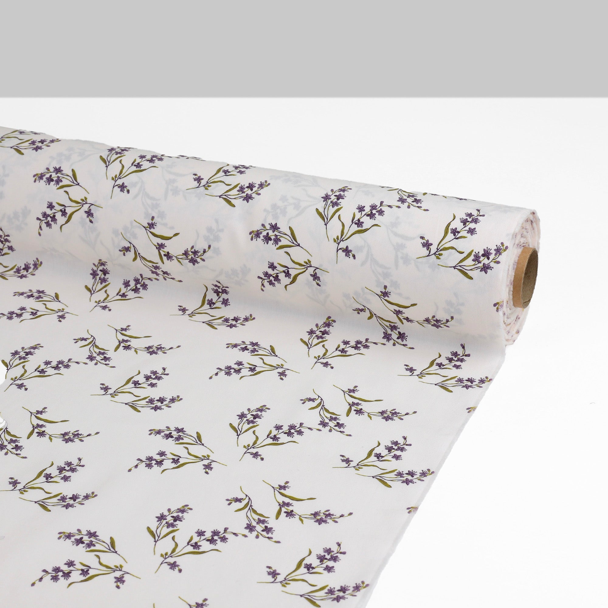 Meadow Sprigs Cotton - Lilac / Ivory