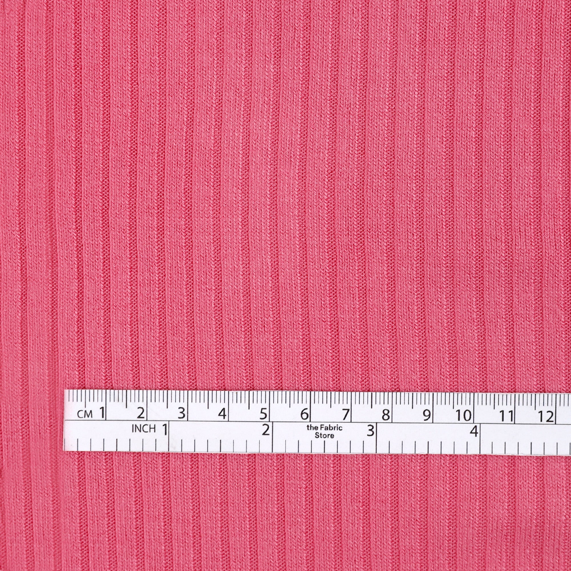 Soft Tencel Stretch Rib - Flamingo