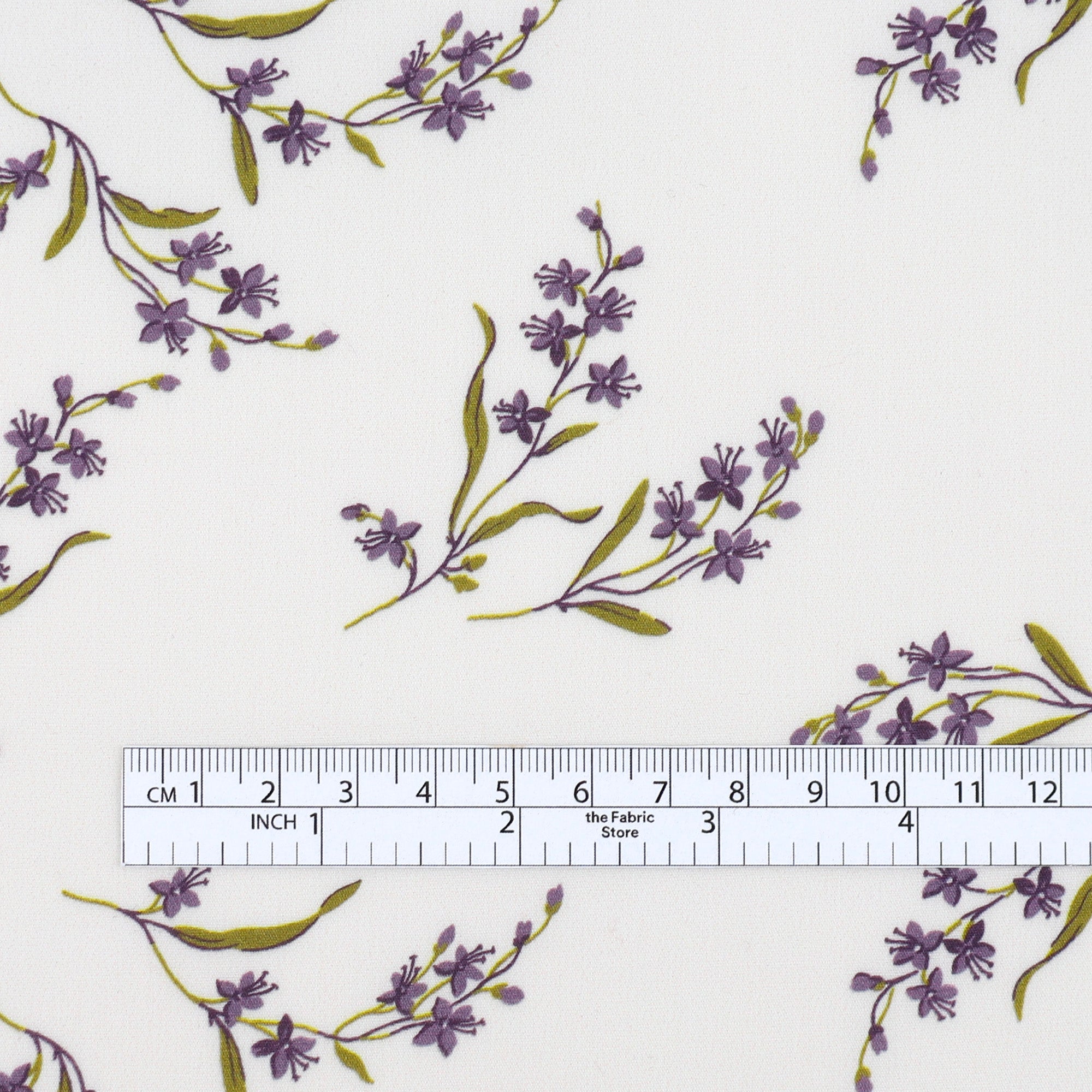 Meadow Sprigs Cotton - Lilac / Ivory