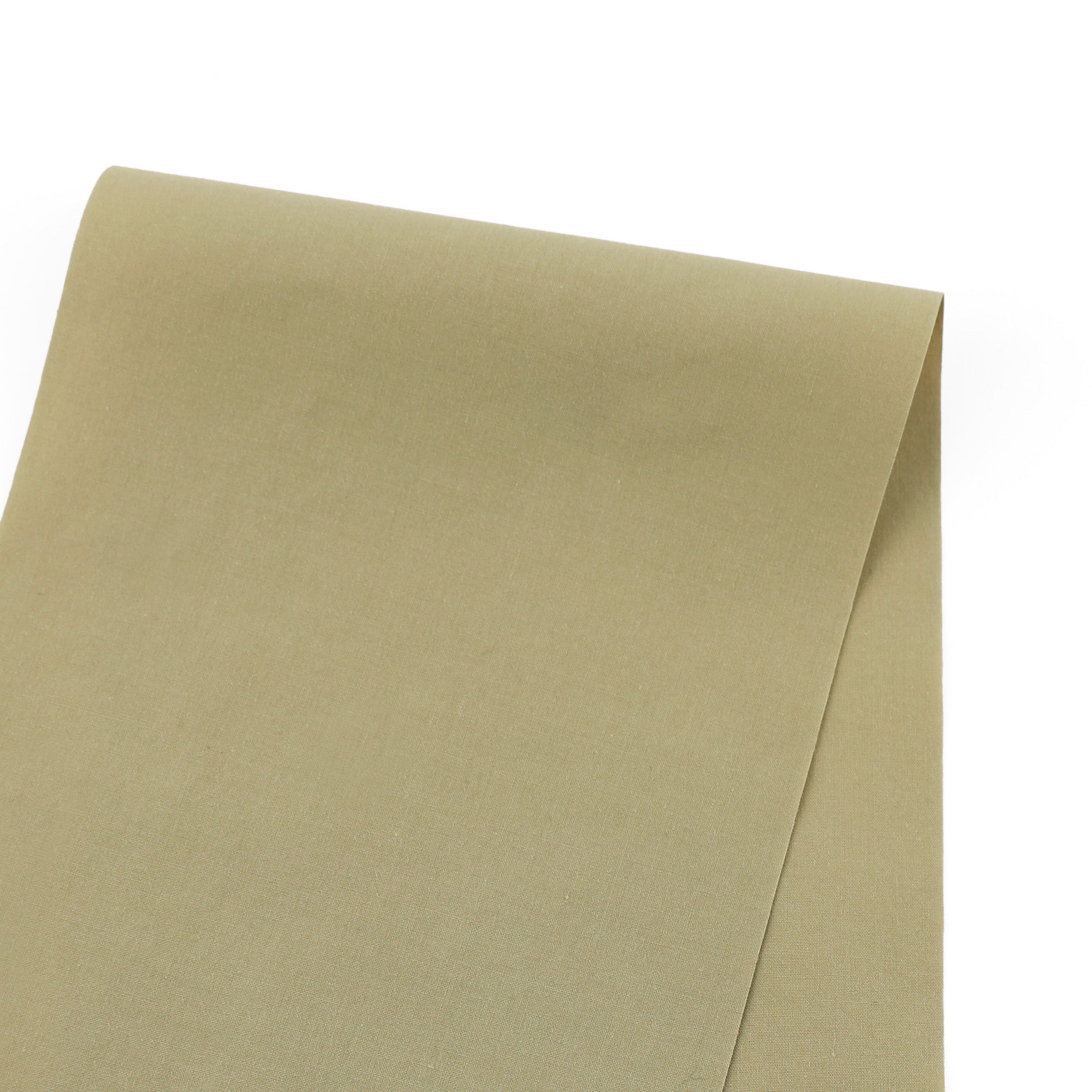 Organic Cotton Poplin - Almond