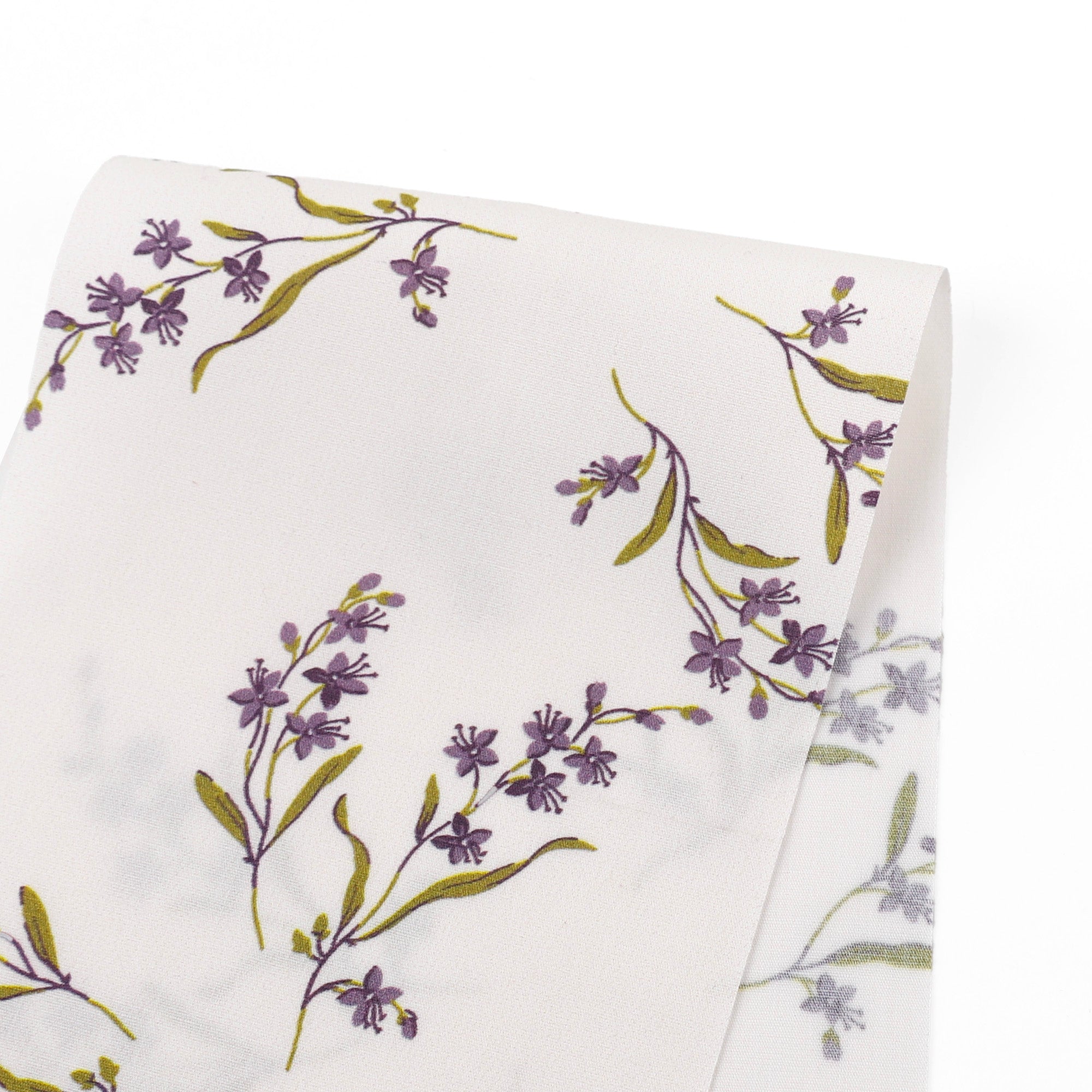 Meadow Sprigs Cotton - Lilac / Ivory