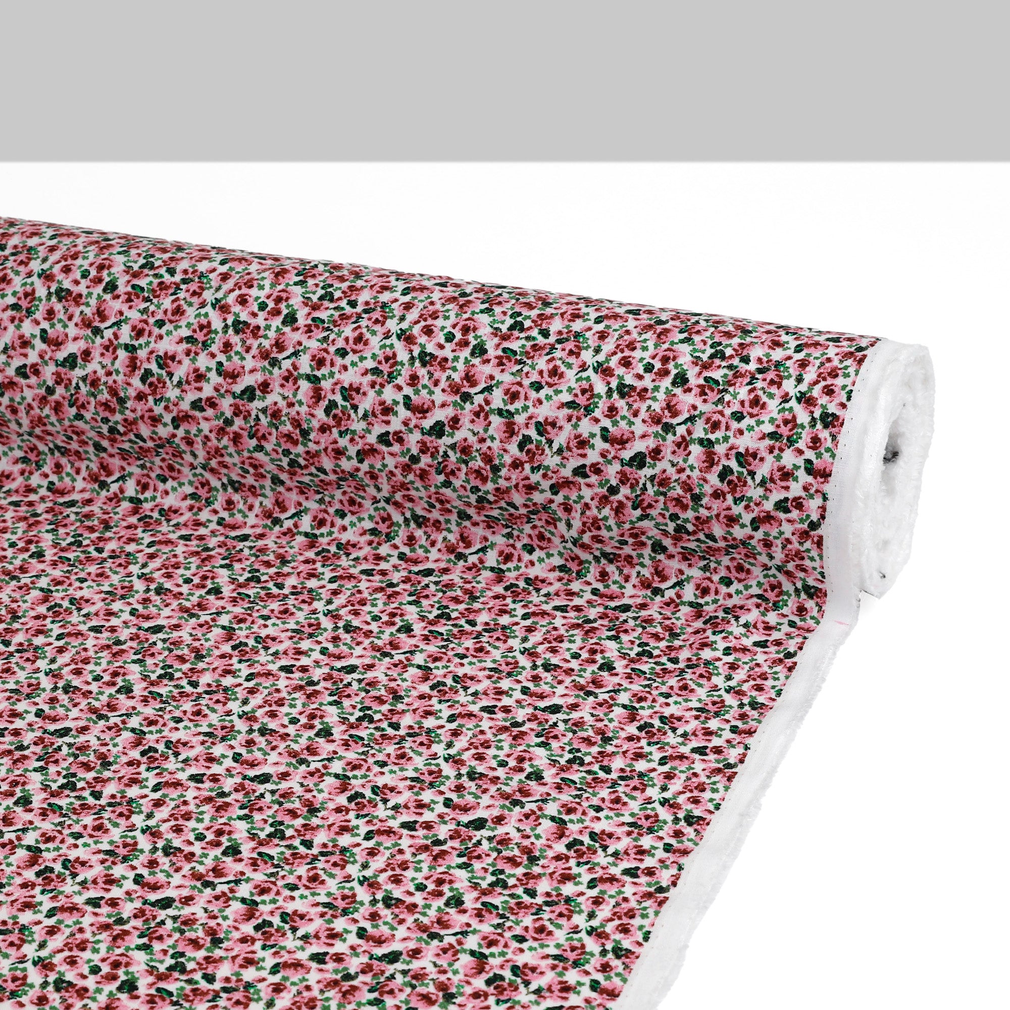 Prairie Floral Stretch Linen/Cotton - Bubblegum