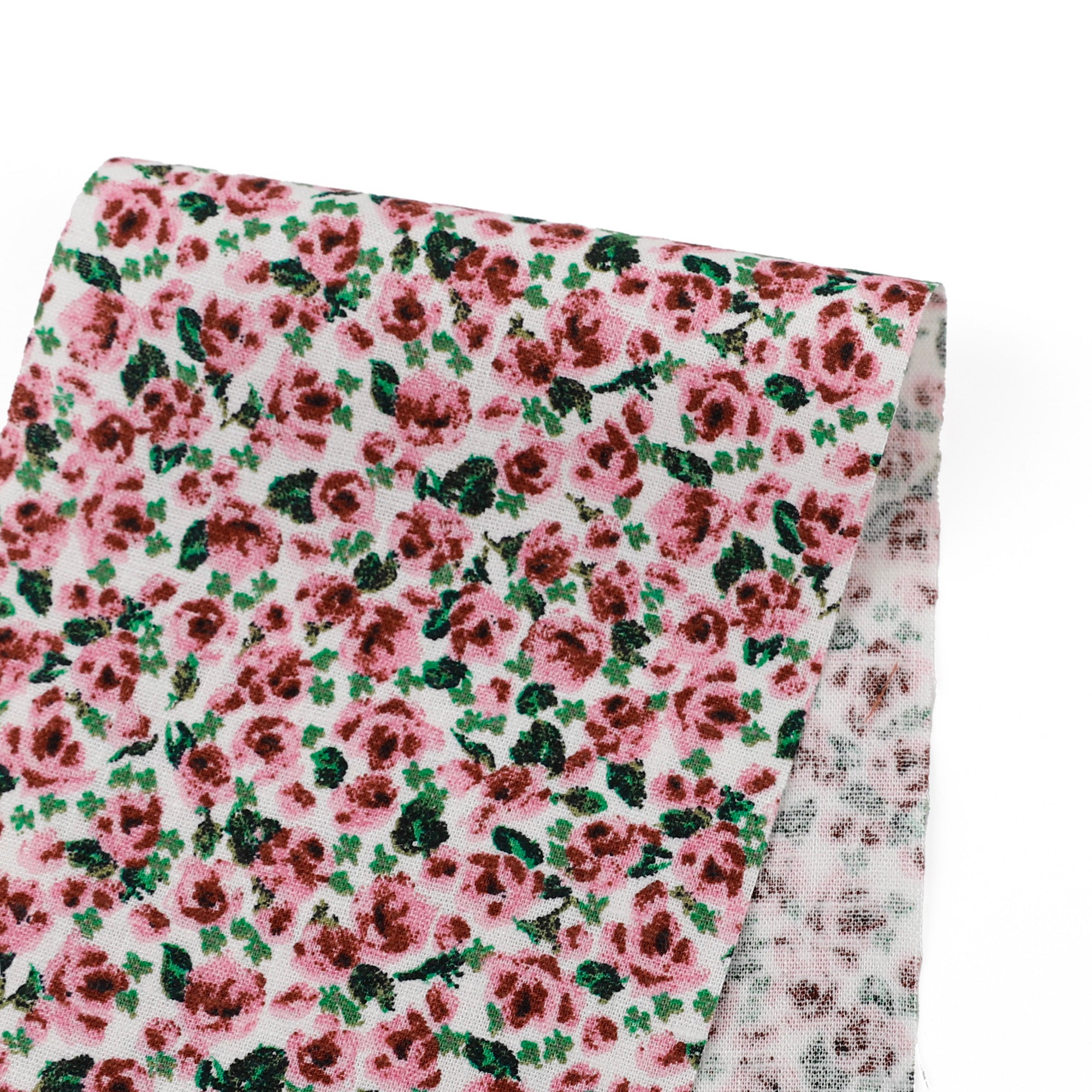 Prairie Floral Stretch Linen/Cotton - Bubblegum