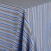 Stripe Cotton Shirting - Sailboat