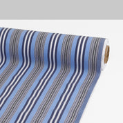 Stripe Cotton Shirting - Sailboat