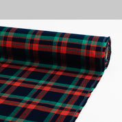 Brushed Cotton Plaid - Black Mix