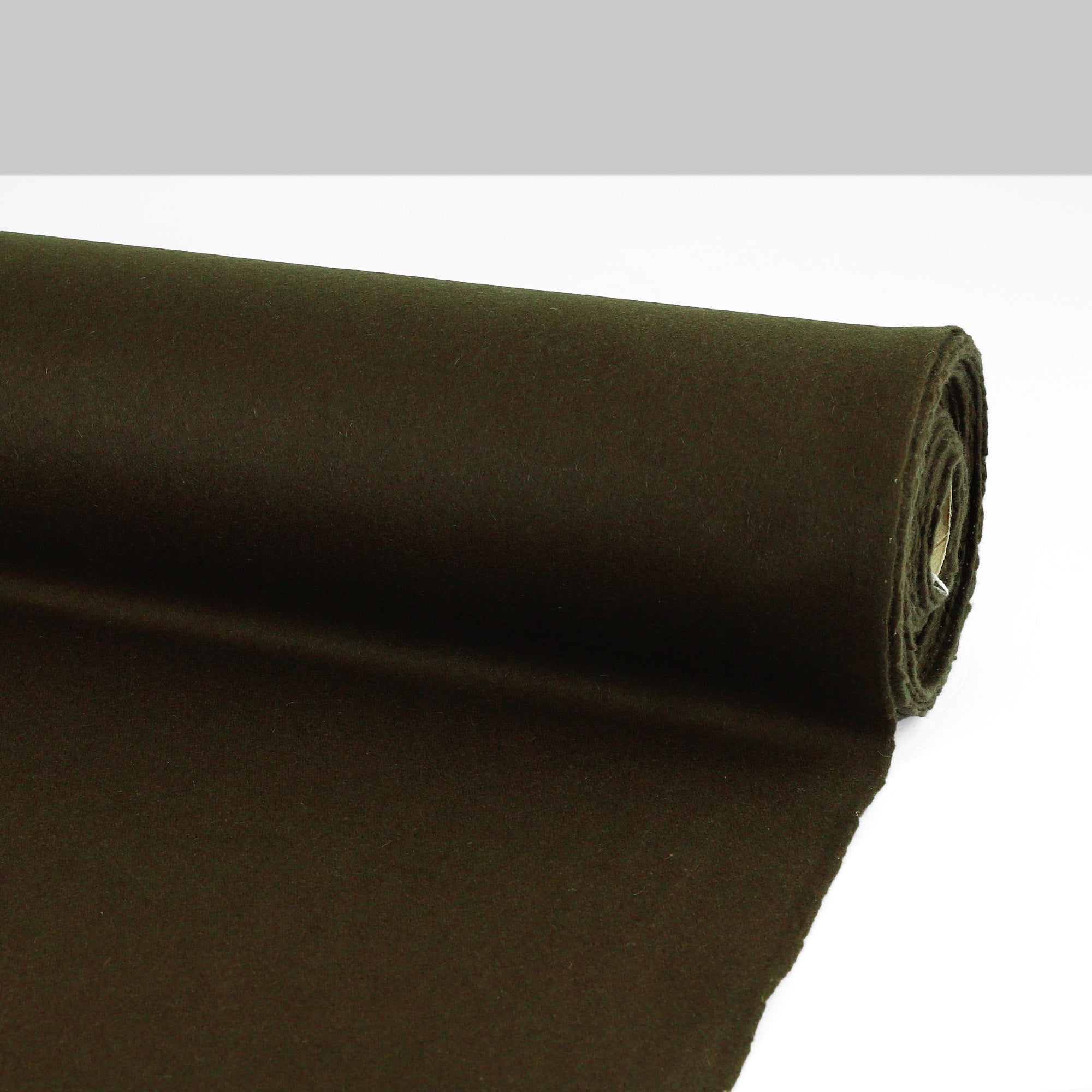 Wool Blend Coating - Lichen