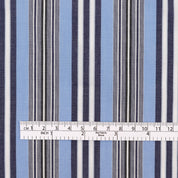 Stripe Cotton Shirting - Sailboat