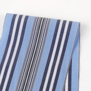 Stripe Cotton Shirting - Sailboat
