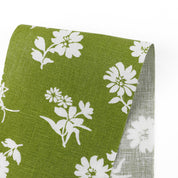 Spring Daisy Linen - Grass