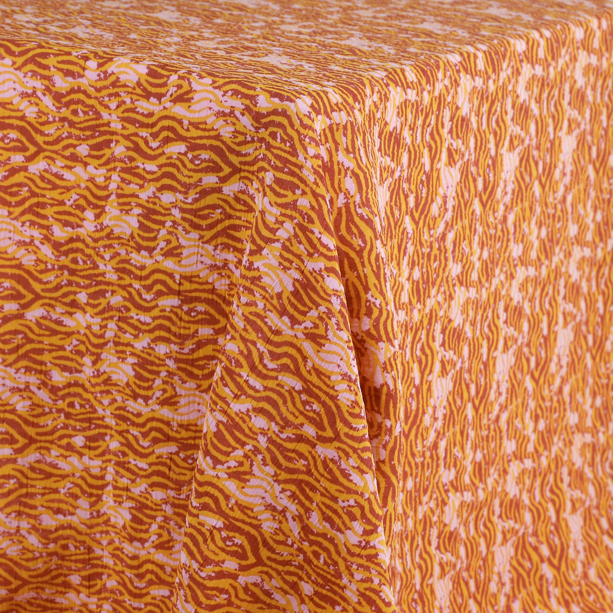 Crinkle Viscose Crepe - Gold Mirage