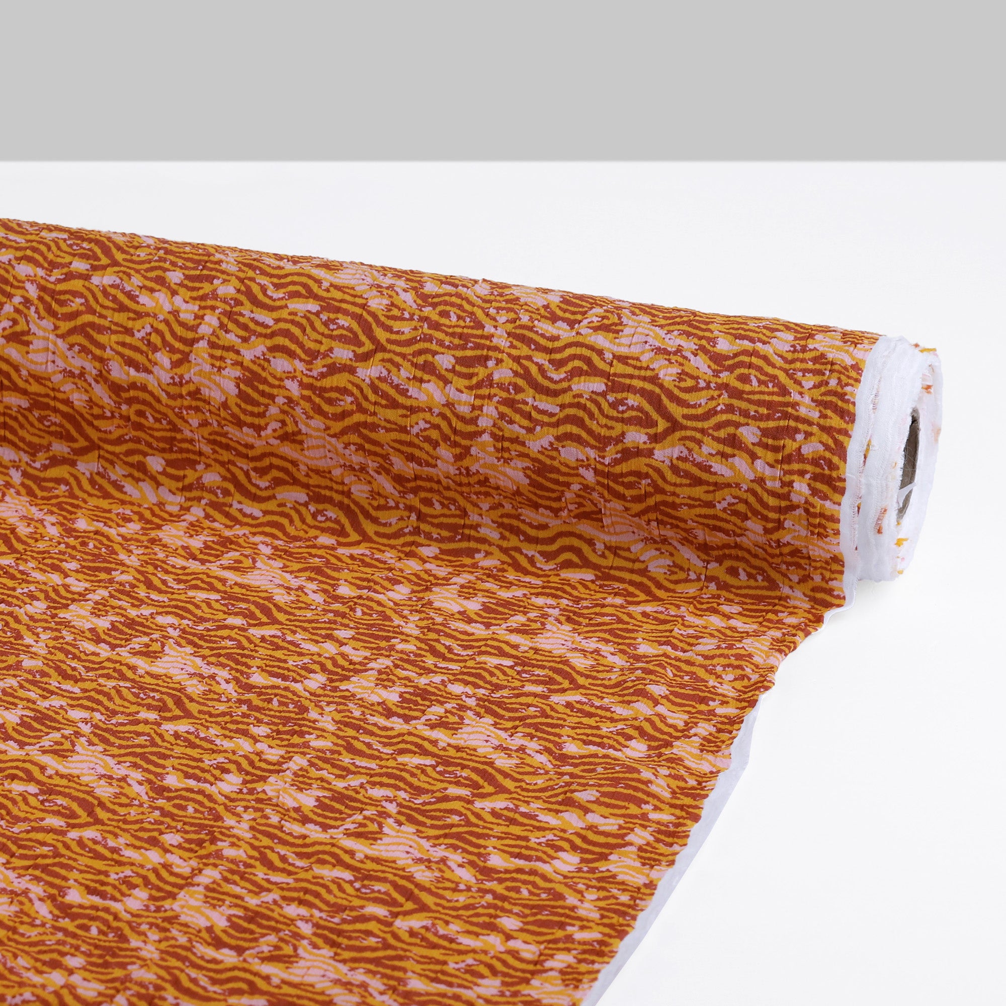 Crinkle Viscose Crepe - Gold Mirage