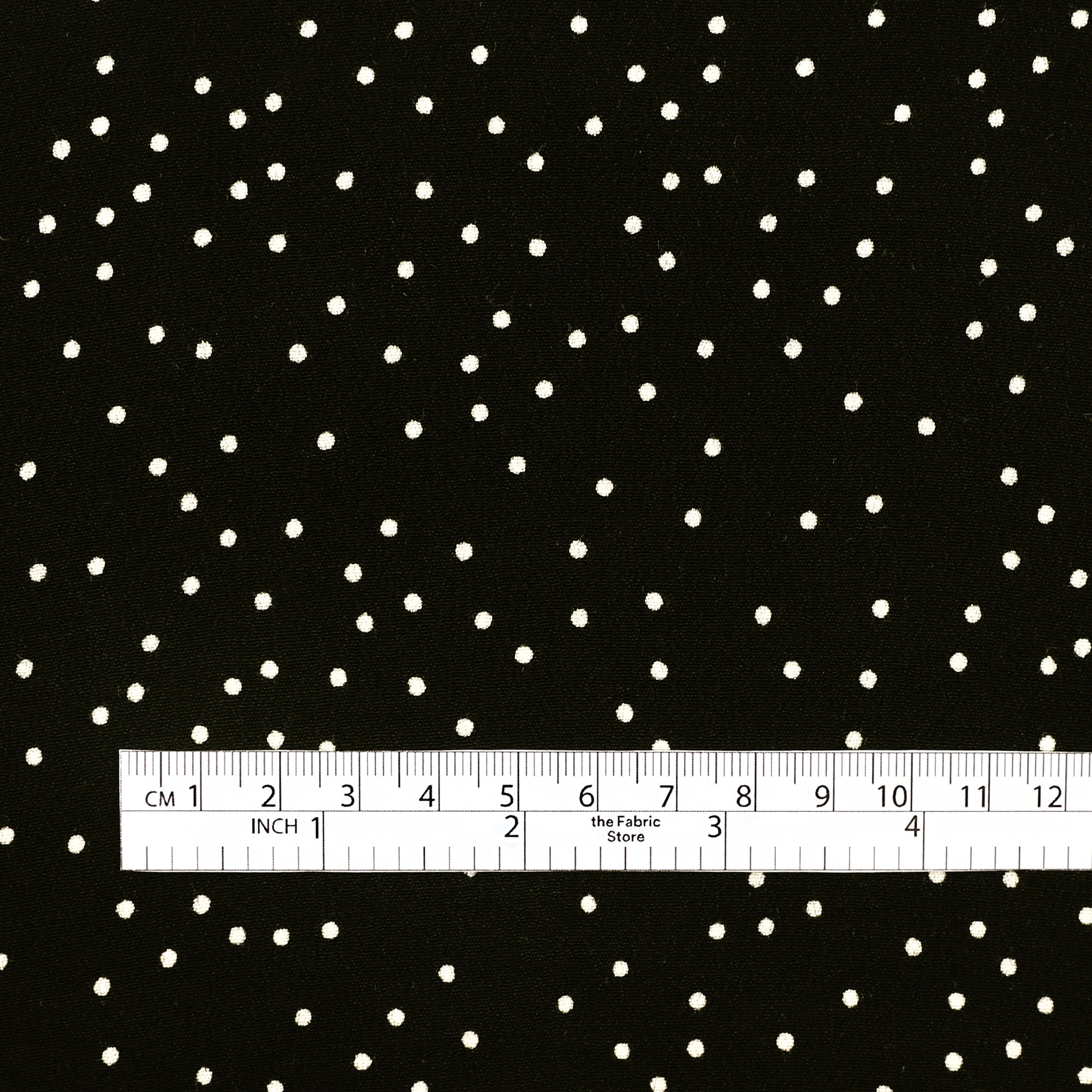 Mini Spots Viscose Crepe - Starlight