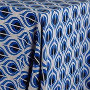 Retro Rayon Challis - Blue Eyes