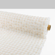 Bold Gingham Seersucker - Vanilla
