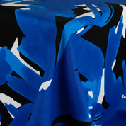 Abstract Shapes Linen - Blue Mix