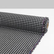Crinkle Gingham Voile - Classic Black