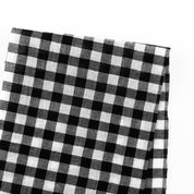 Crinkle Gingham Voile - Classic Black
