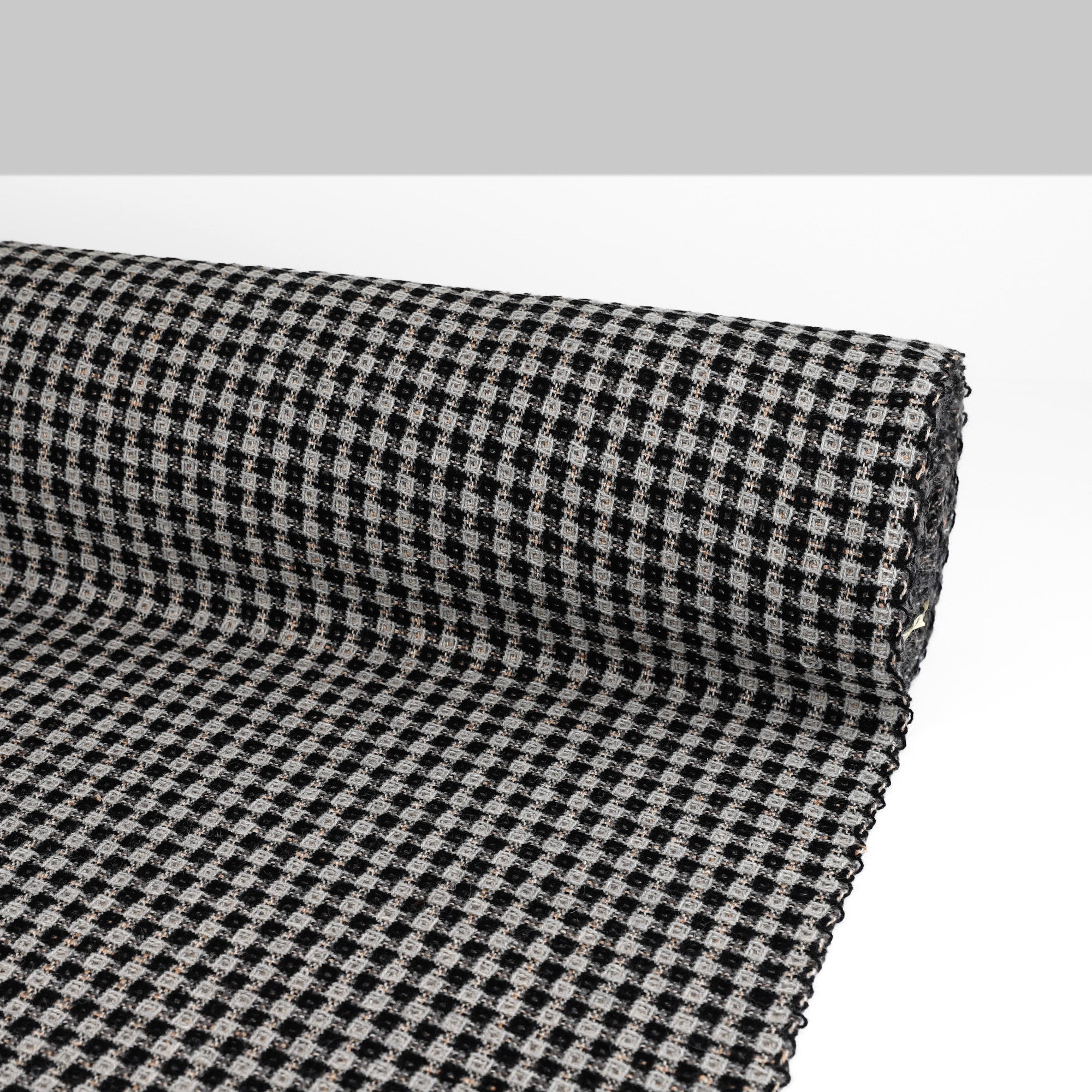 Wool Blend Waffle Tweed - Coconut
