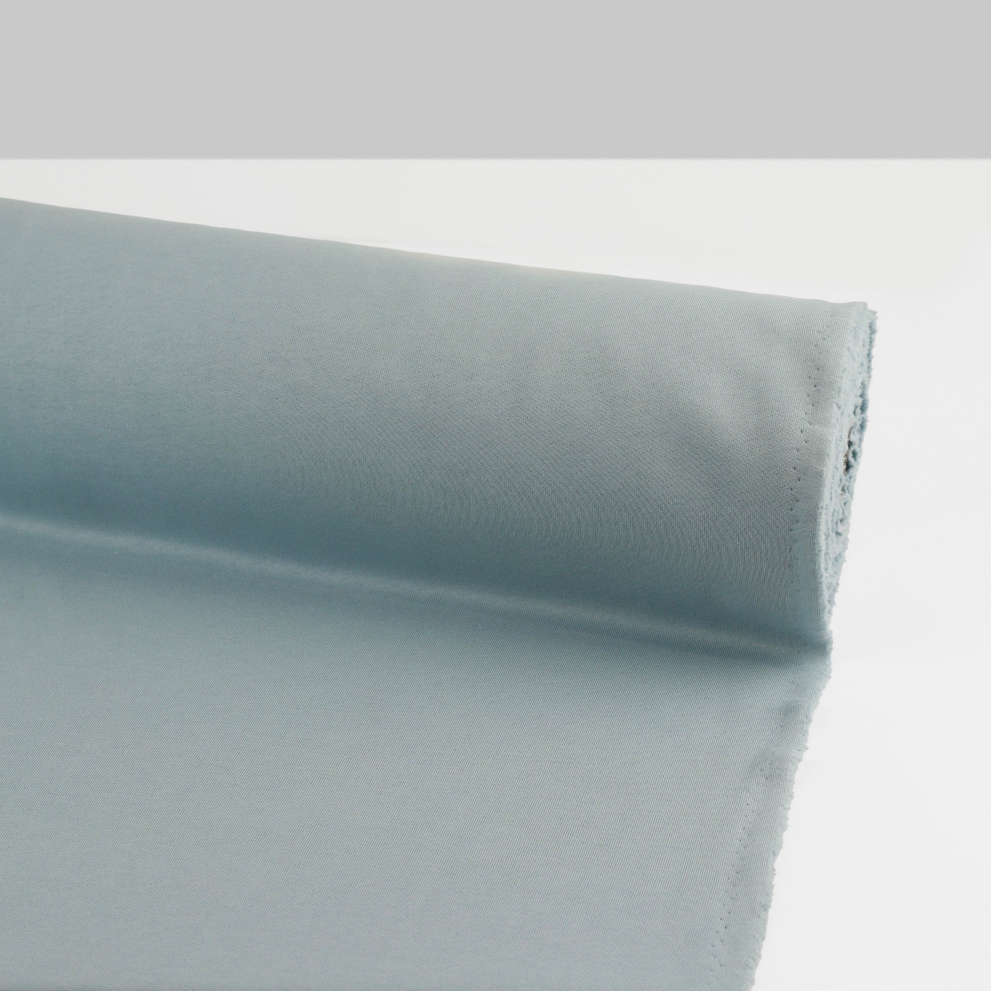 Wide Organic Cotton Sweatshirting - Duck Egg
