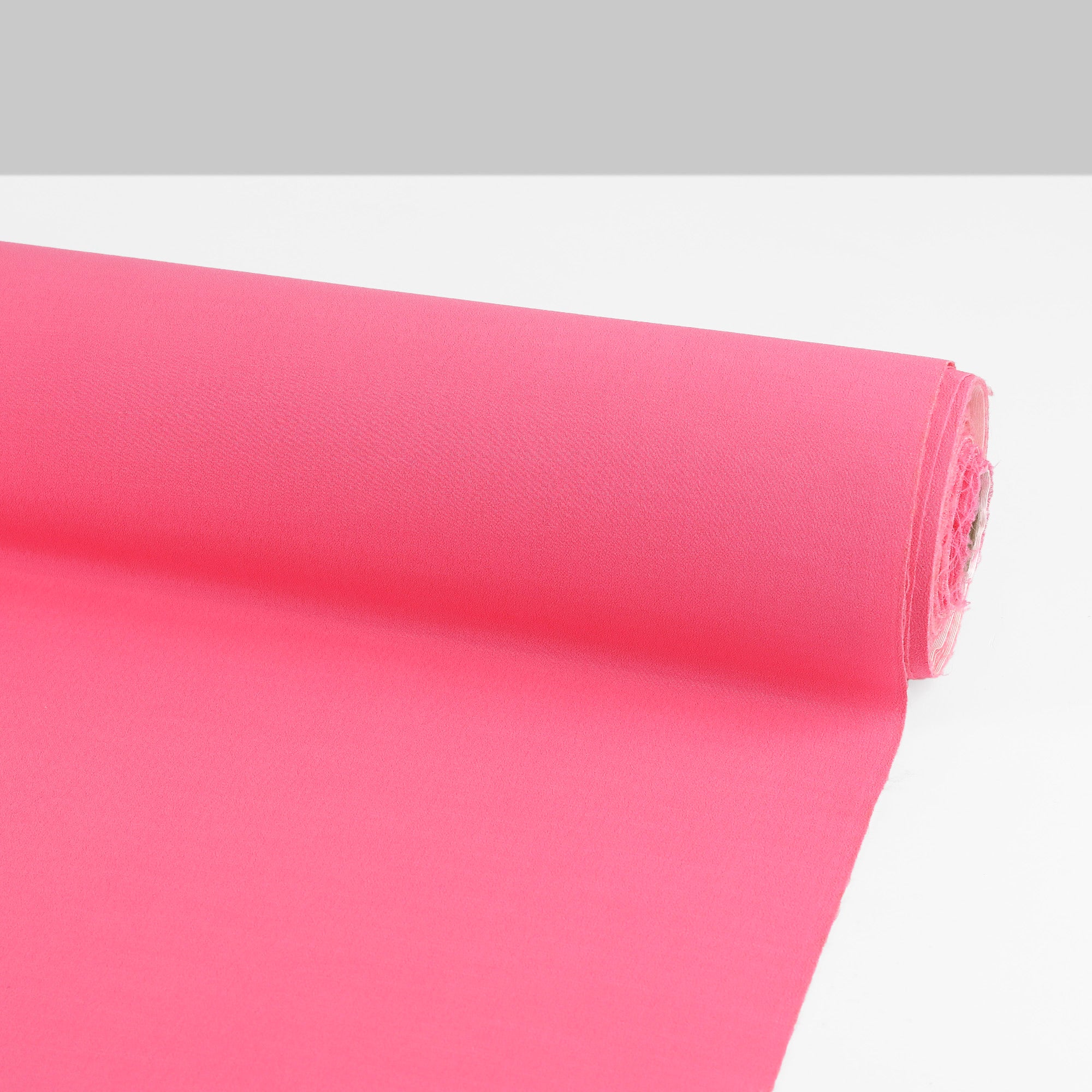 Bonded Crepe Suiting - Bright Pink