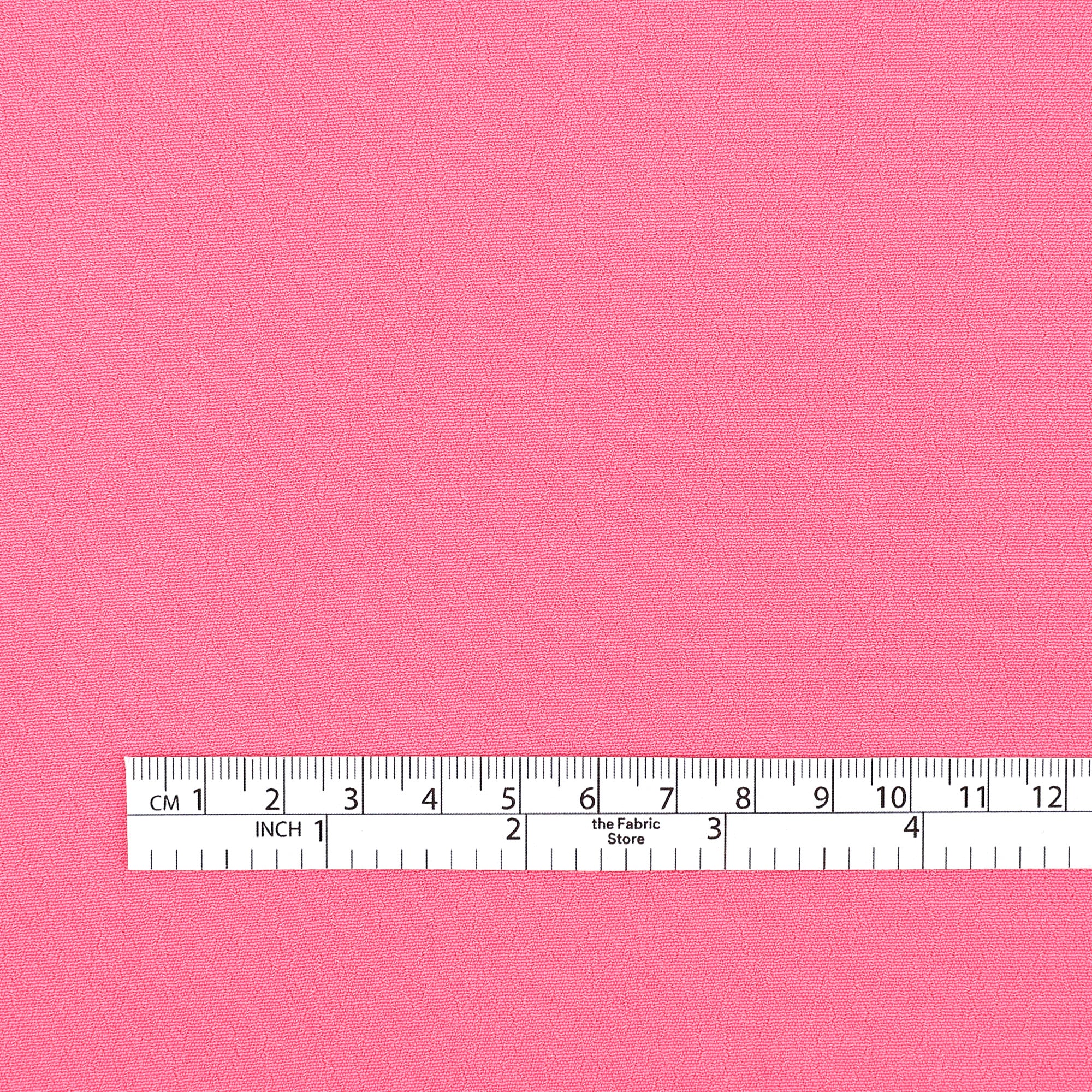 Bonded Crepe Suiting - Bright Pink