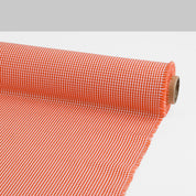 Mini Gingham Cotton - Tangerine