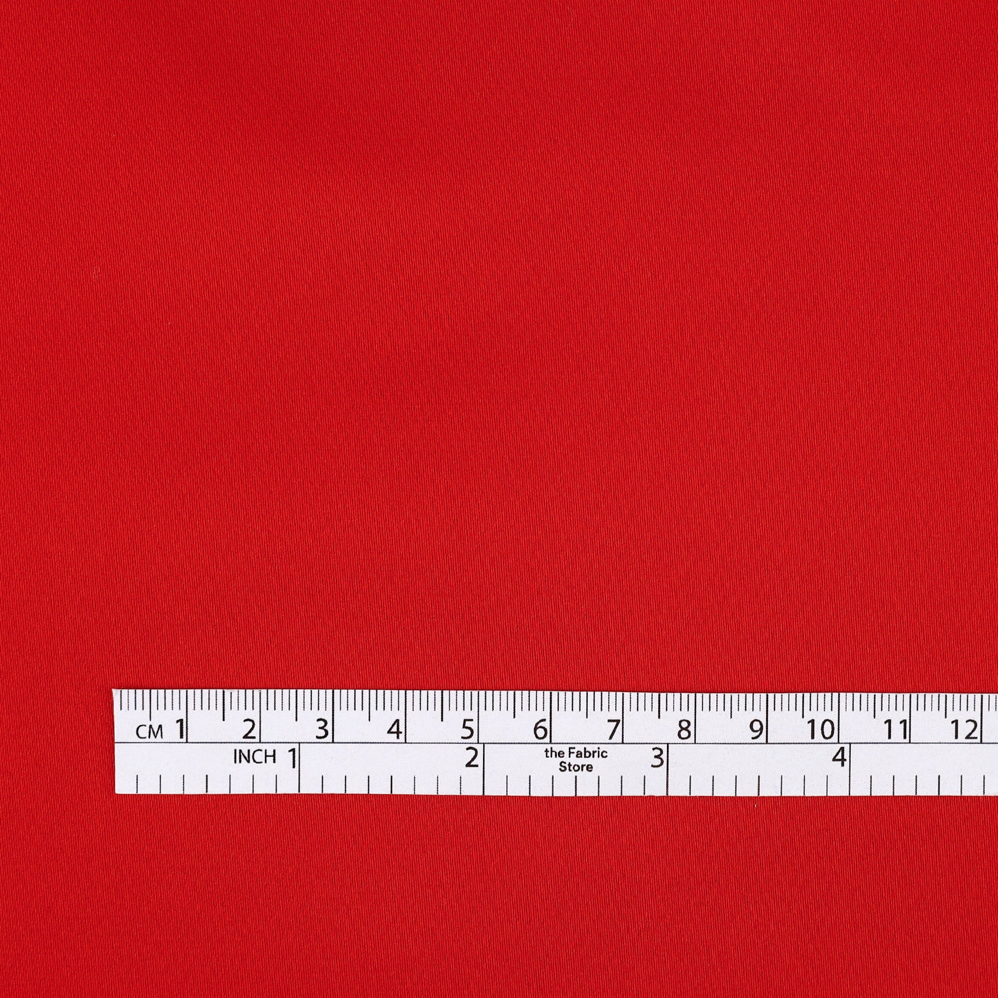 Double Faced Poly Satin - Crimson