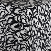 Abstract Print Viscose Crepe De Chine - Black