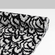 Abstract Print Viscose Crepe De Chine - Black