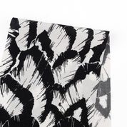 Abstract Print Viscose Crepe De Chine - Black