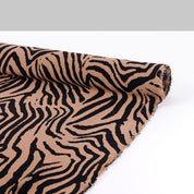 Tiger Sateen Georgette - Cappuccino