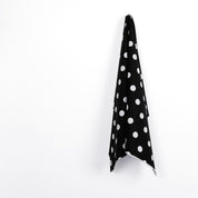 Big Spot Stretch Cotton Poplin - Black