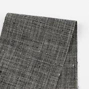 Stepped 2 Tone Heavyweight Cotton - Black